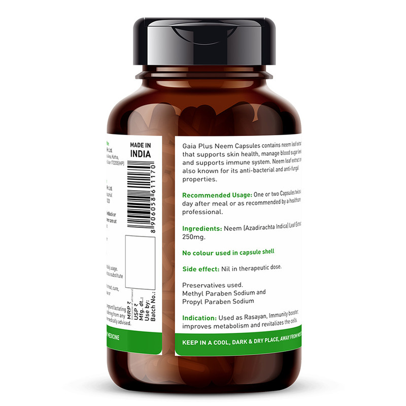 GAIA | Neem Capsules - 60s - Pack of 2