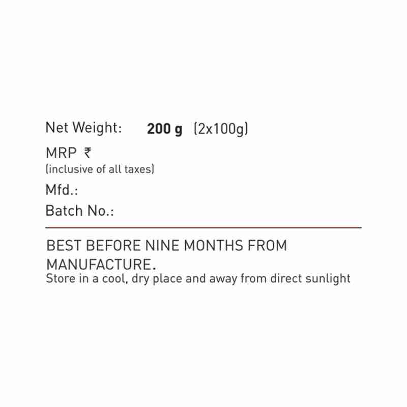 GAIA | Dark Choco Chip Cookies 200g | Pack of 2