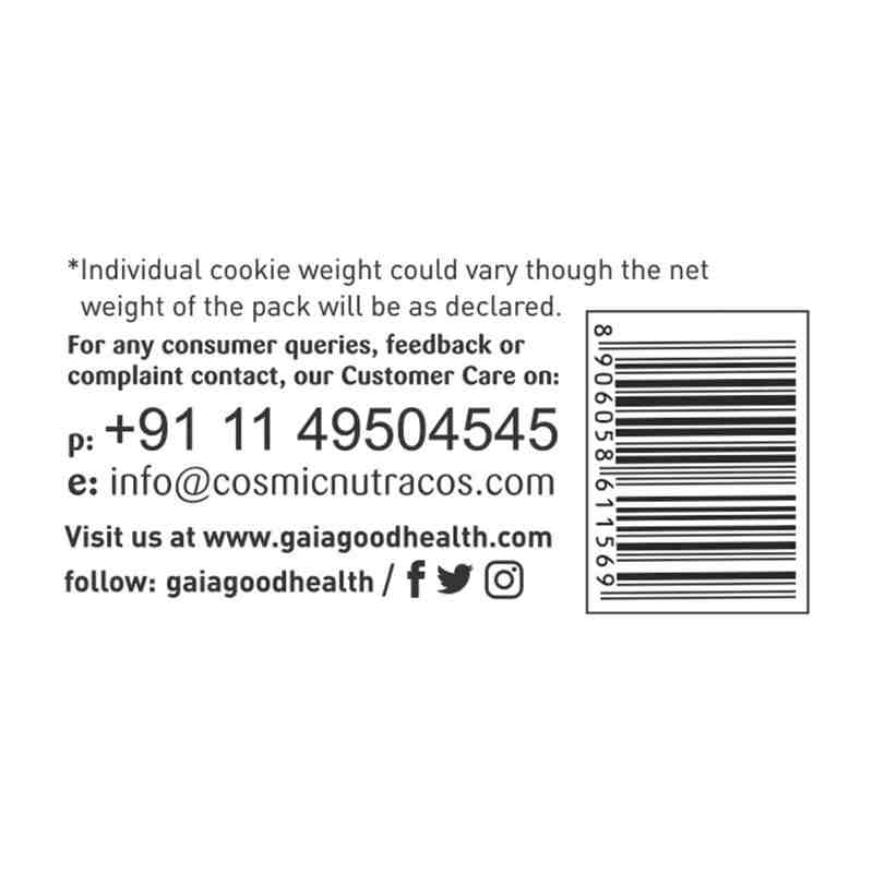 GAIA | Dark Choco Chip Cookies 200g | Pack of 2