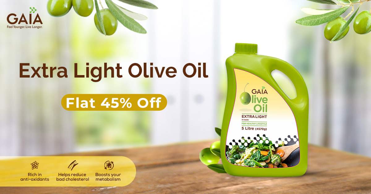 GAIA | Extra light olive oil - 5L | Pack of 2