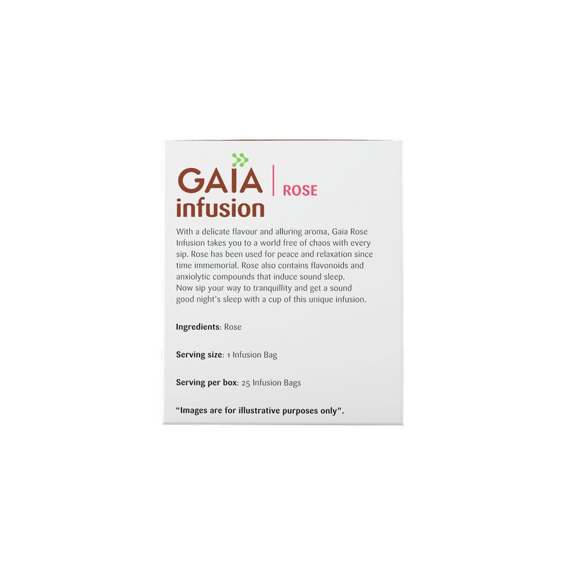 GAIA | Infusion Rose 25 Tea Bags | Pack of 2