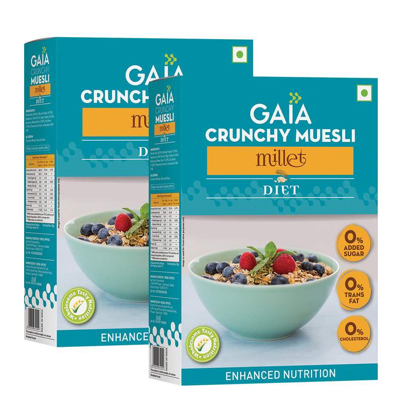 GAIA | Millet Muesli Diet 400g | Pack of 2