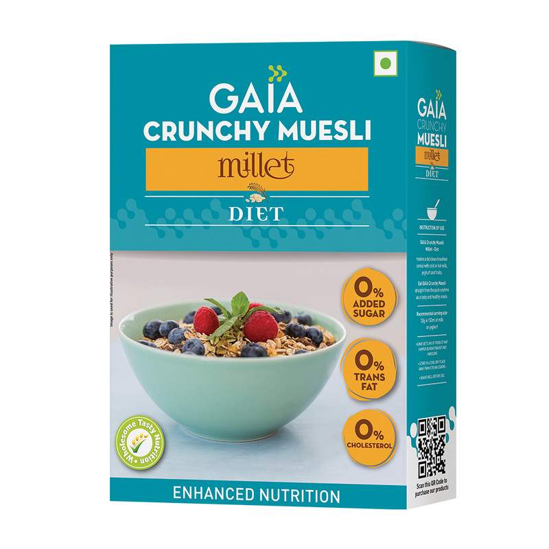 GAIA | Millet Muesli Diet 400g | Pack of 2