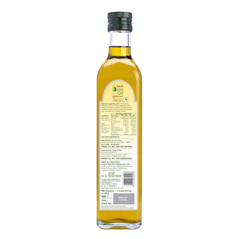 GAIA | Olive Oil Extra Lite 1 LTR | Pack of 2