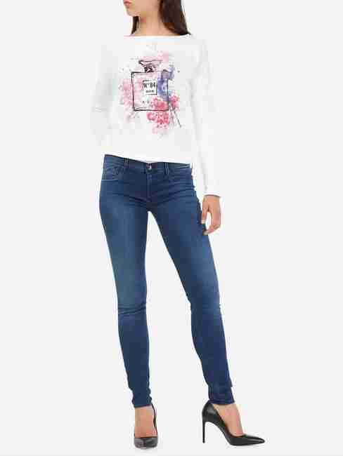 Sumatra Lightly Washed Skinny Jeans