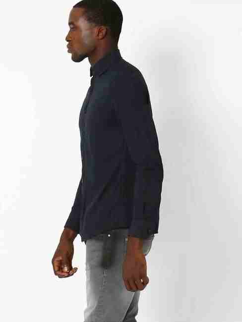 Slim Fit Poplin Casual Cotton Shirt