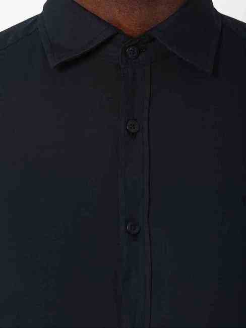 Slim Fit Poplin Casual Cotton Shirt