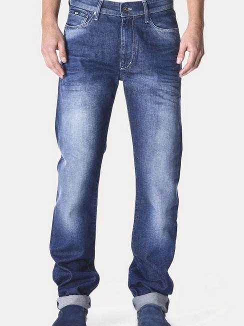 Blue Straight Fit Jeans