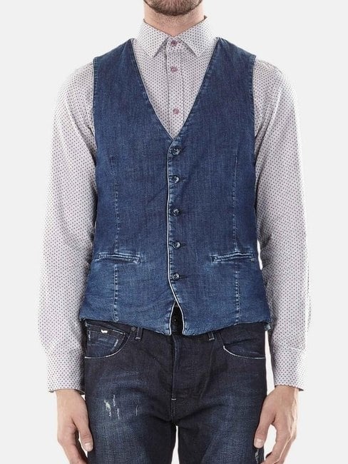 GAS | Denim Blue Reversible Jacket