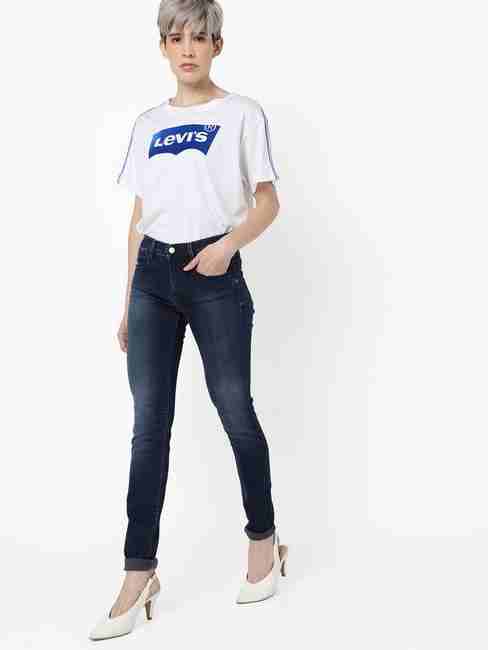 Sophie Mid-Wash Skinny Jeans