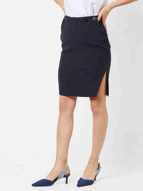 GAS | Caryes Mid-Rise Mini Pencil Skirt with Slit