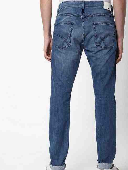 Norton Carrot Lightly Washed Tapered Jeans