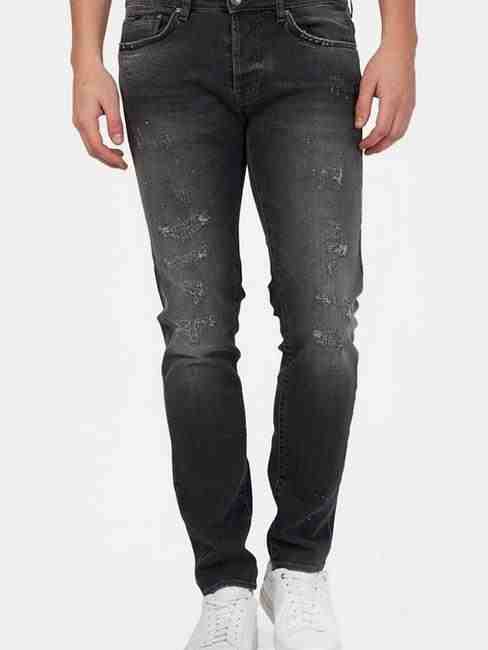 GAS | Basic Anders Slim Fit Lightly-Washed Distressed Jeans