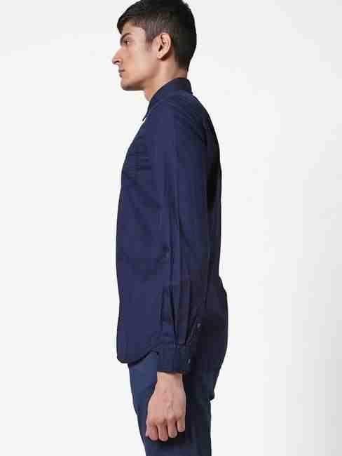 Men's Dyami blue checks shirt