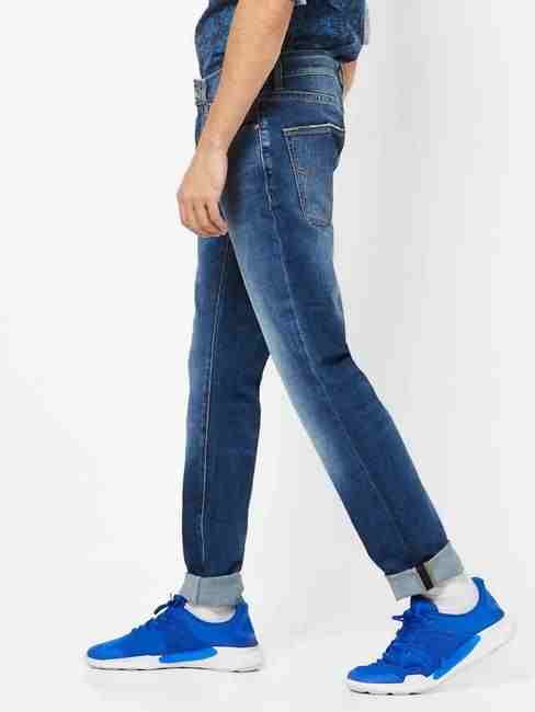 Norton Carrot Lightly Washed Mid-Rise Jeans