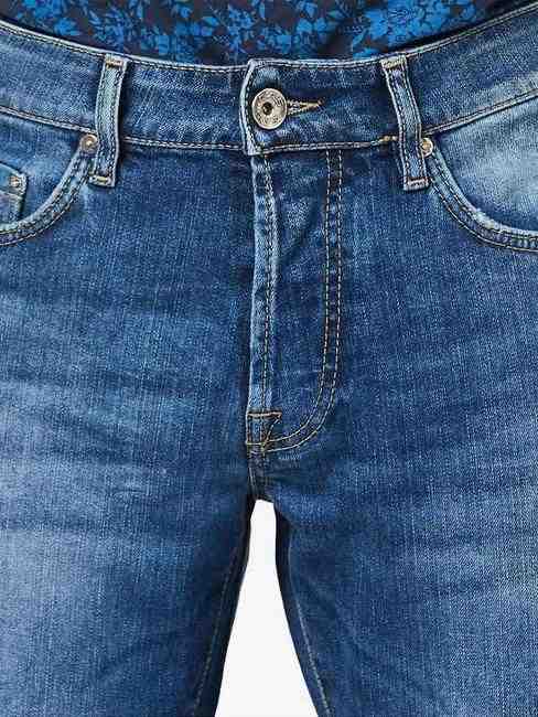 Norton Carrot Lightly Washed Mid-Rise Jeans