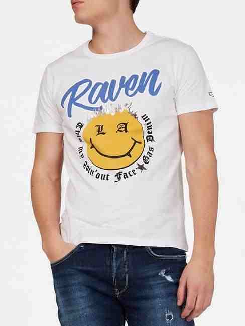 Men's Flix ss solid white shirt