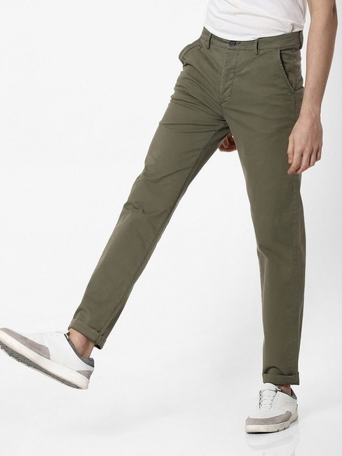 Sadeck Flat-Front Slim Fit Trousers