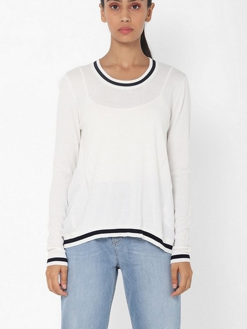 GAS | Provence Round-Neck Pullover with Contrast Taping
