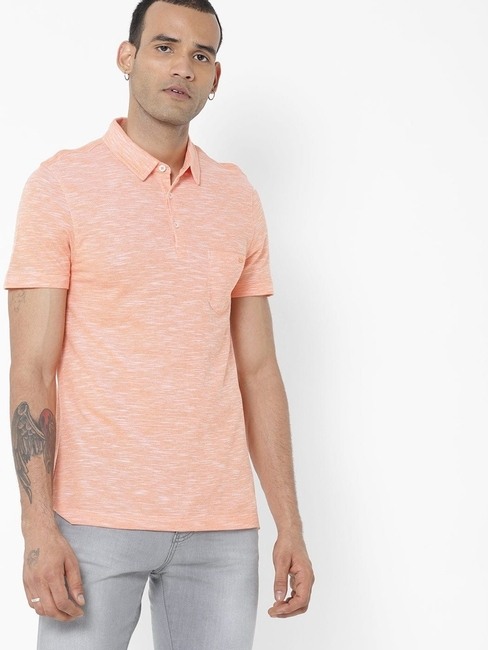 GAS | Manny Polo T-shirt with Slub Knit