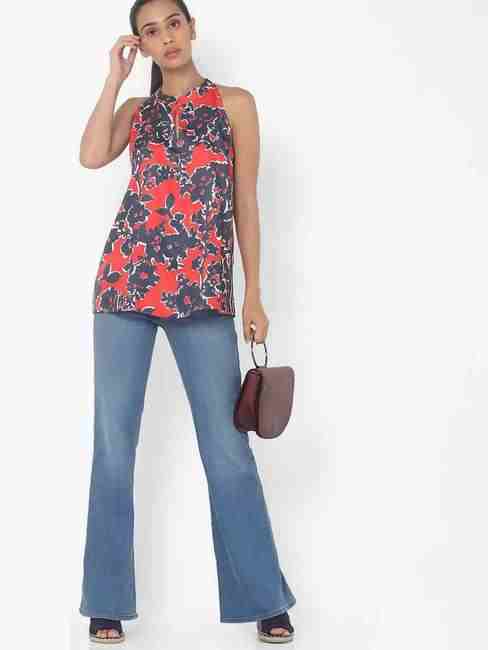 Vanesy Printed Sleeveless Top