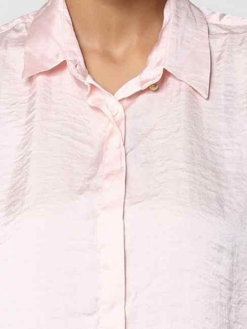 Willys Textured Shirt with Spread Collar