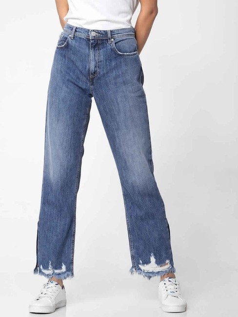 GAS | Dalila High-Rise Jeans with Distressed Hems