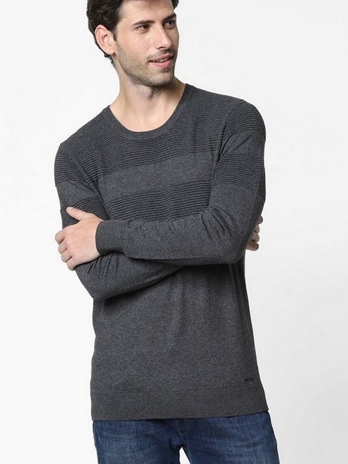 GAS | Evalds Self-Striped Crew-Neck Knitwear