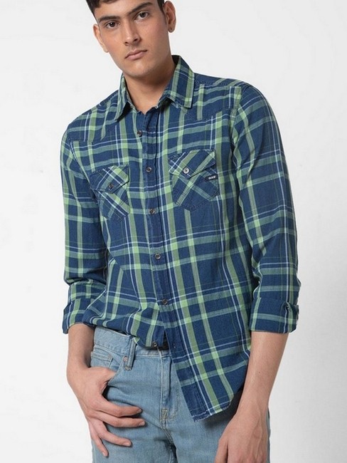 GAS | Kant Checked Shirt with Flap Pockets