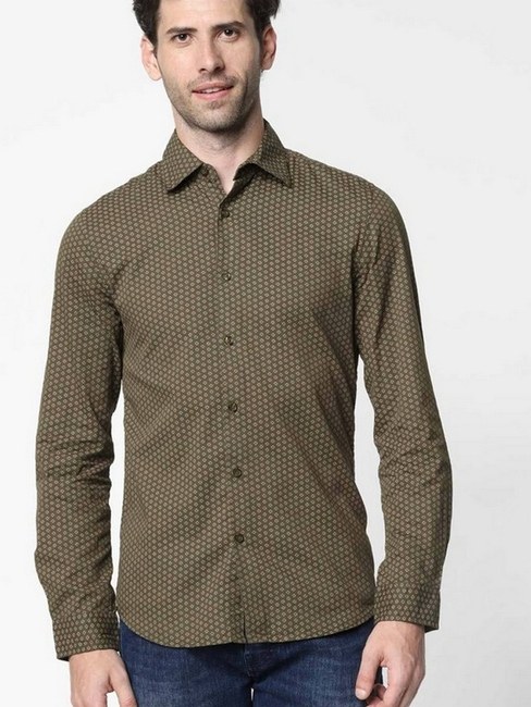 GAS | Sir Det Printed Slim Fit Shirt