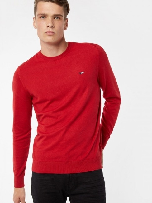 GAS | Textured Crew-Neck Pullover
