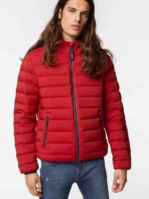GAS | Zip-Front Hooded Quilted Jacket with Insert Pockets
