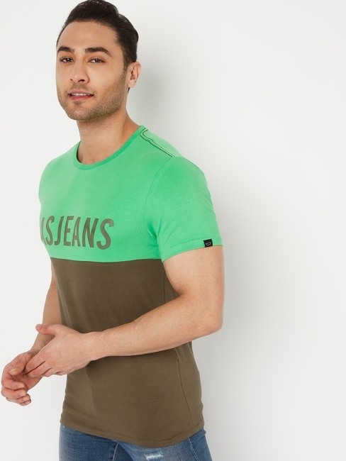 GAS | Colourblock Slim Fit Crew-Neck T-shirt