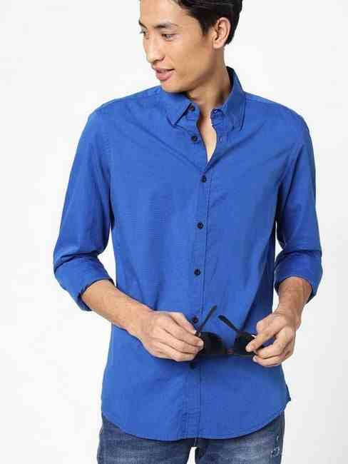 GAS | Andrew Textured Slim Fit Shirt