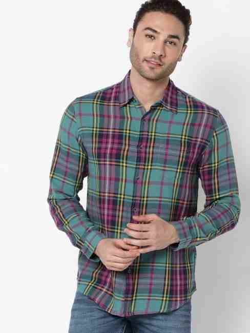 GAS | Flix Checked Slim Fit Shirt