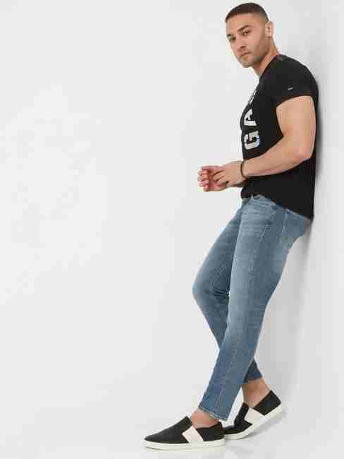 Norton Carrot Light-Wash Tapered Jeans