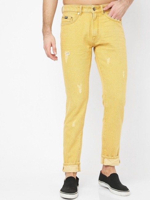 GAS | Norton Distressed Tapered Jeans