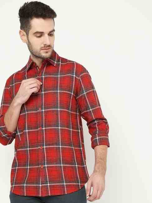 GAS | Checked Cotton Slim Fit Shirt