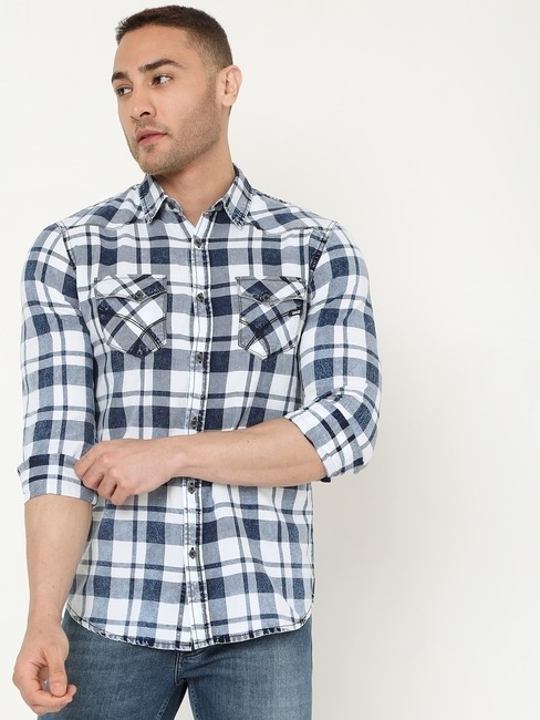 GAS | Kant Checked Slim Fit Shirt