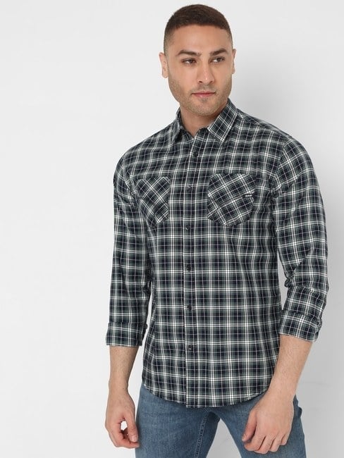 GAS | Victor Checked Slim Fit Shirt