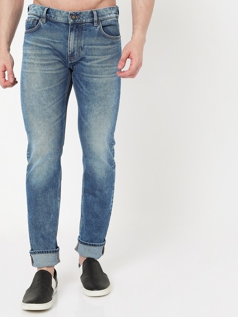 GAS | Lightly Washed Straight Fit Jeans