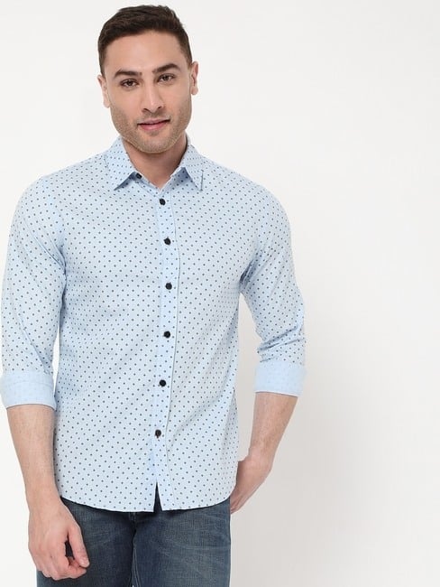 GAS | Printed Cotton Slim Fit Shirt