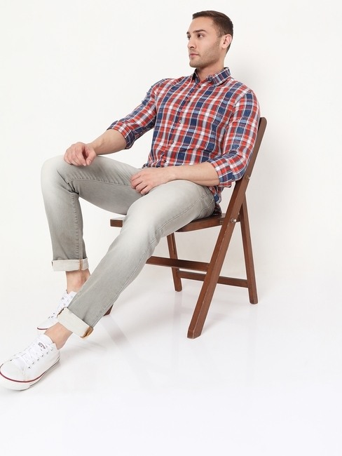 GAS | Sir Det Checked Slim Fit Shirt