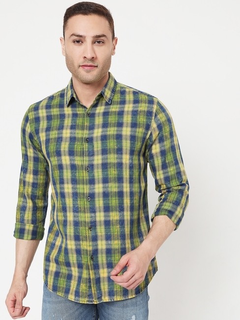 GAS | Sir Det Checked Slim Fit Shirt