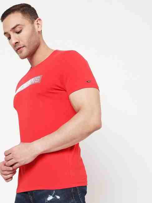 Scuba Line Brand Print Crew-Neck T-shirt