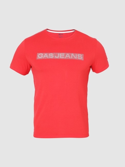 Scuba Line Brand Print Crew-Neck T-shirt