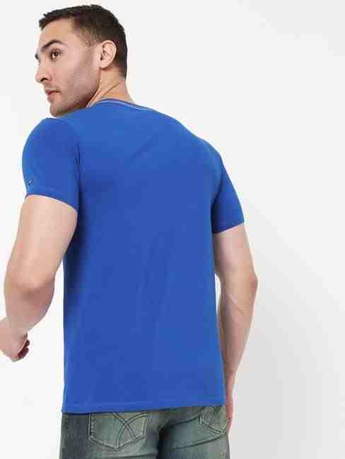 Typographic Print Crew-Neck T-shirt