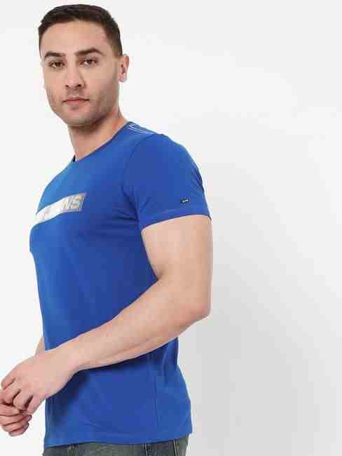 Typographic Print Crew-Neck T-shirt