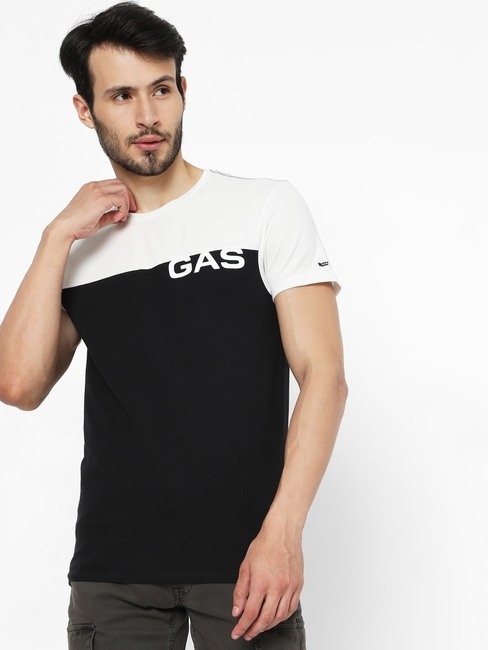 GAS | Scuba Logo Print Crew-Neck T-shirt