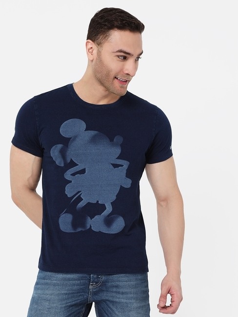 GAS | Mickey Mouse Slim Fit Crew-Neck T-shirt
